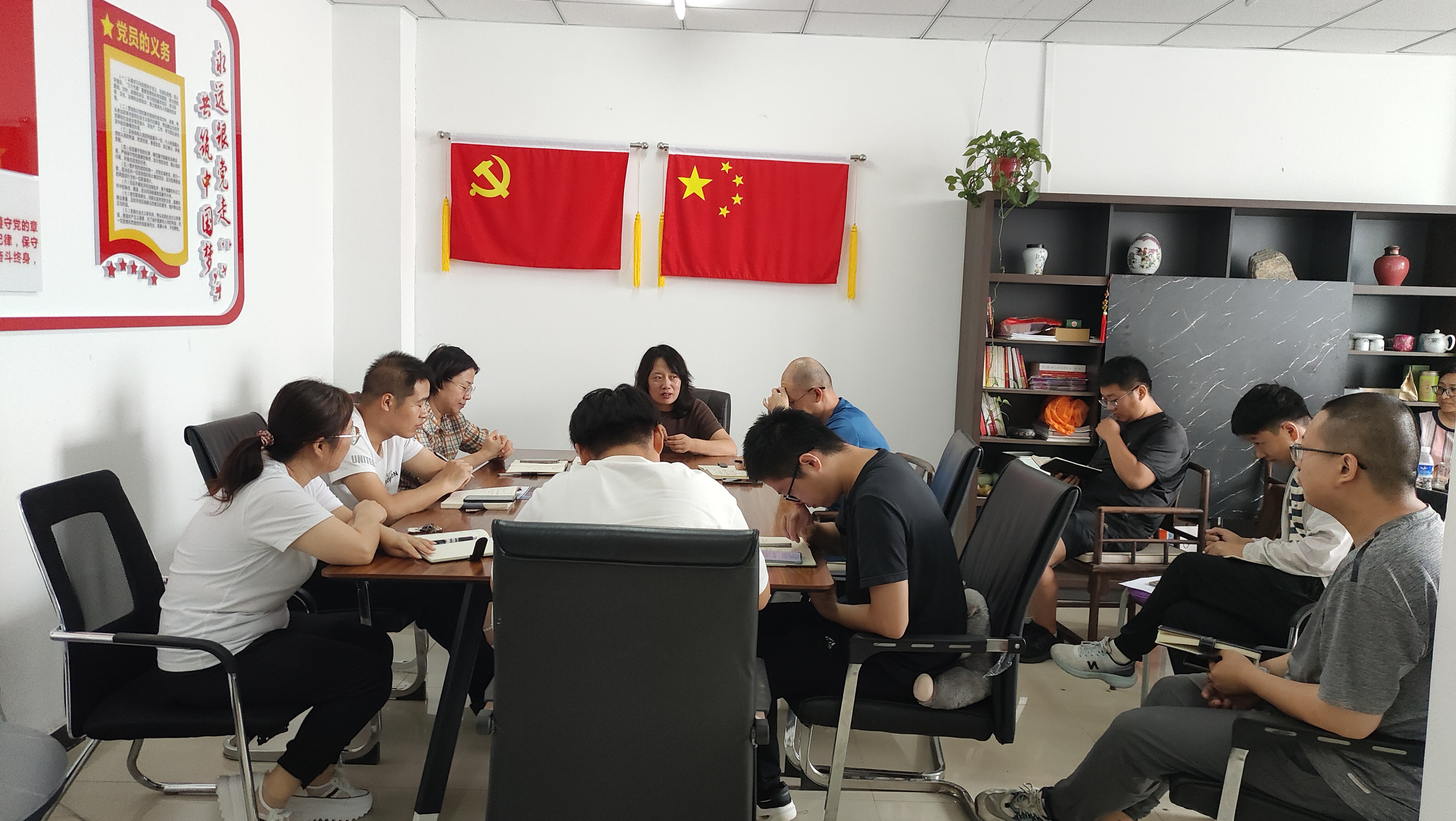 迎接国检前布署会议